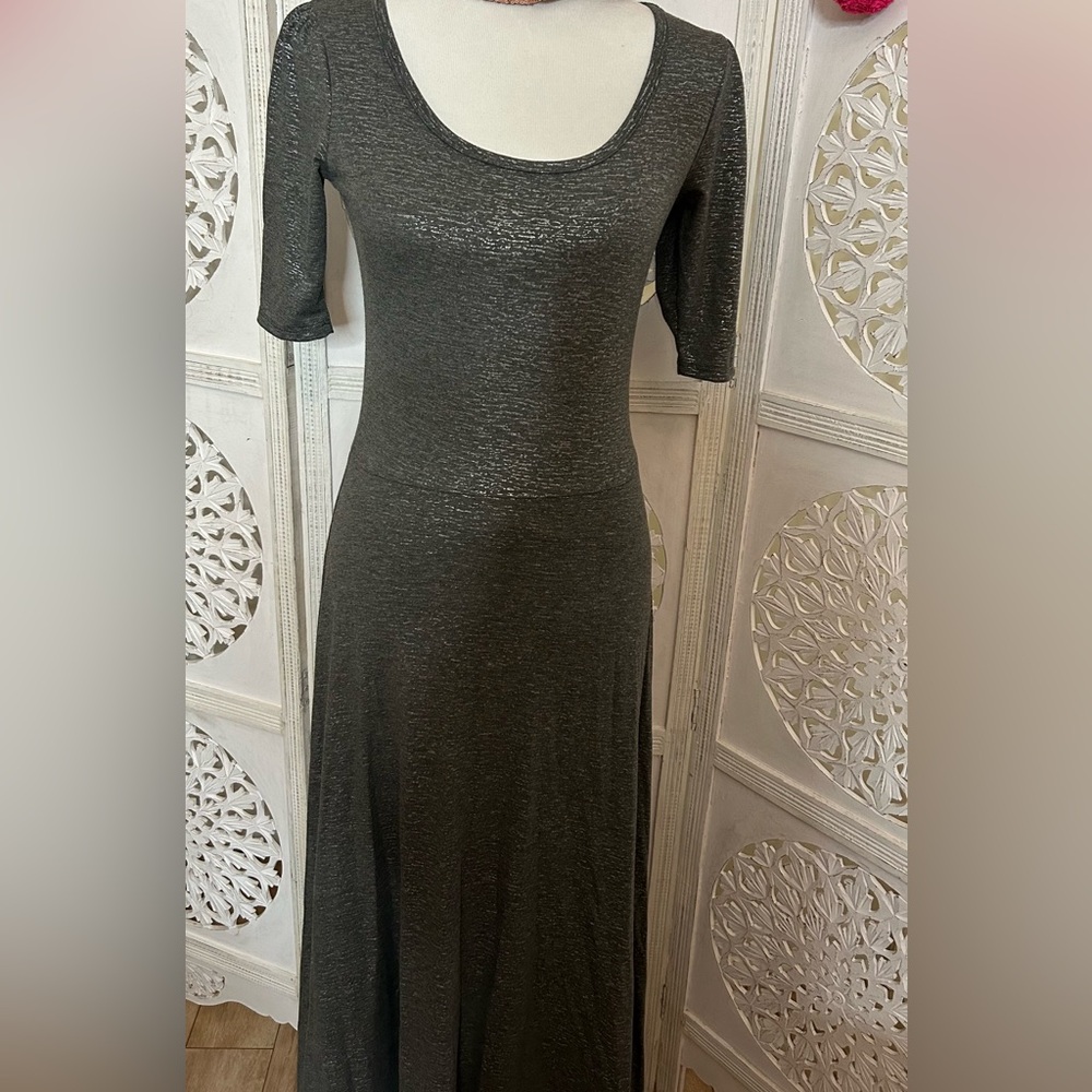 Silver Grey LulaRoe Ana Dress
